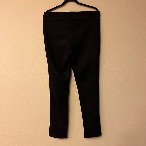 Andrew Marc Black Faux Suede Pants/Leggings - Picture 11 of 15